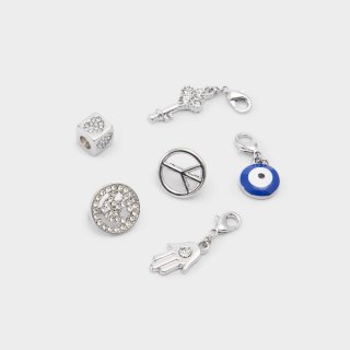 Aldo Lacecharms - Silver/Clear Multi Aldo Lacecharms - Silver/Clear Multi