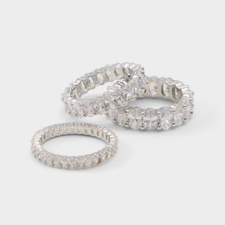 Aldo Ovalstack - Silver/clear multi